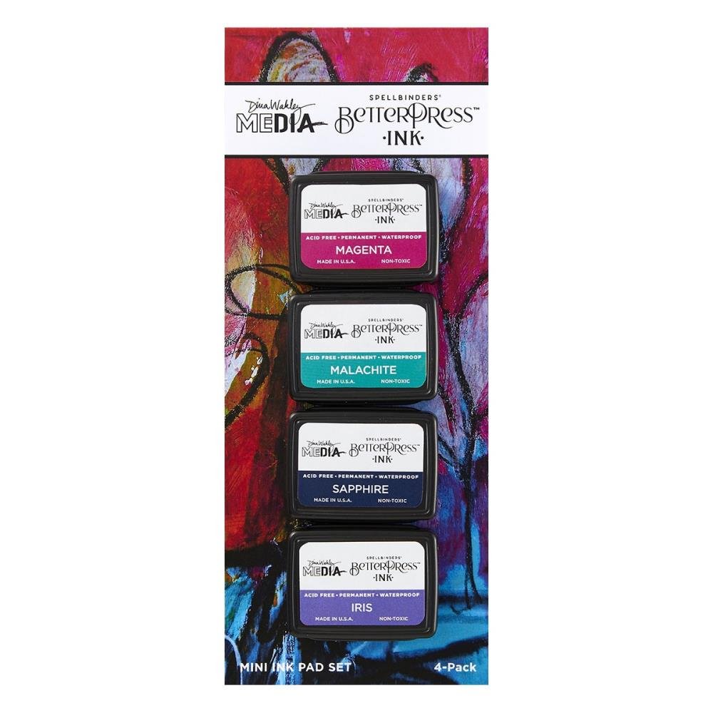 Spellbinders BetterPress Ink Mini Set Happy