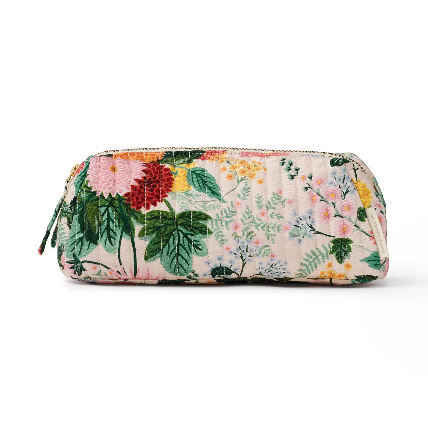 Rifle Paper Co. Dahlia Quilted Small Cosmetic Pouch