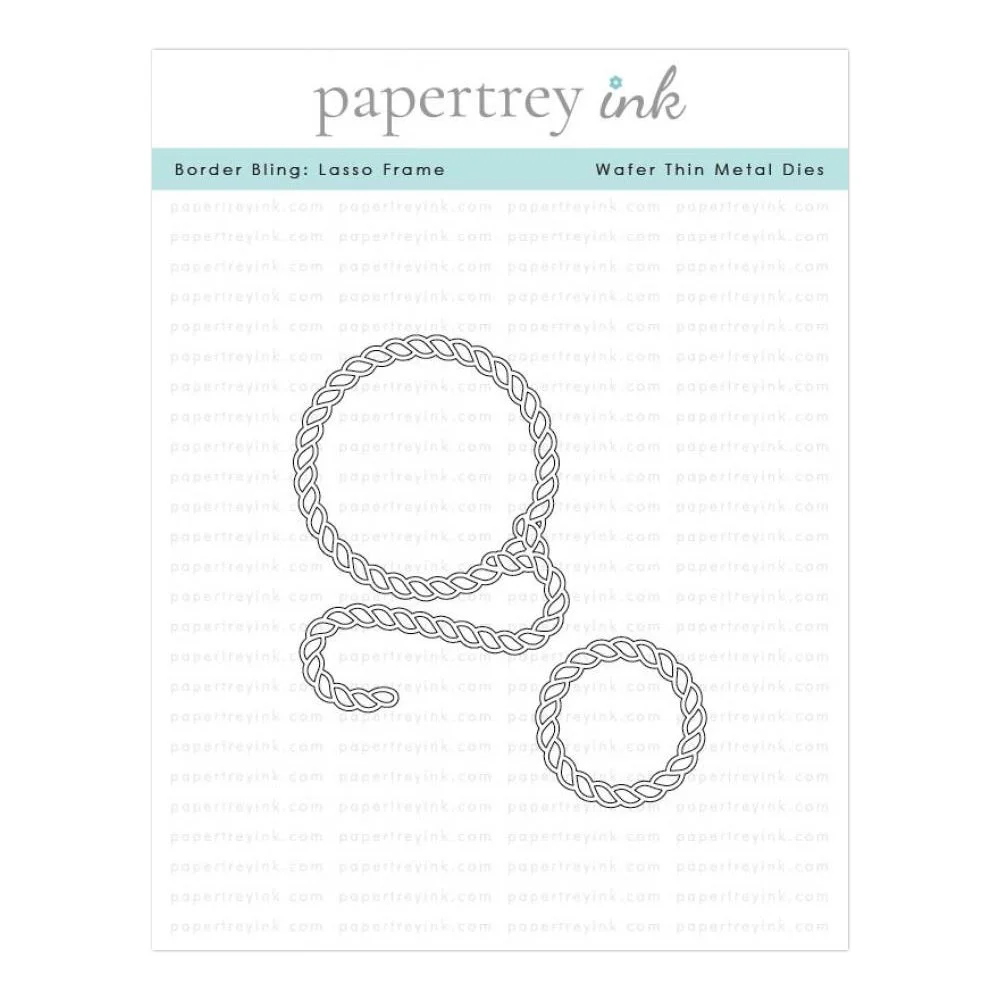 Papertrey Ink Border Bling: Lasso Frame Die