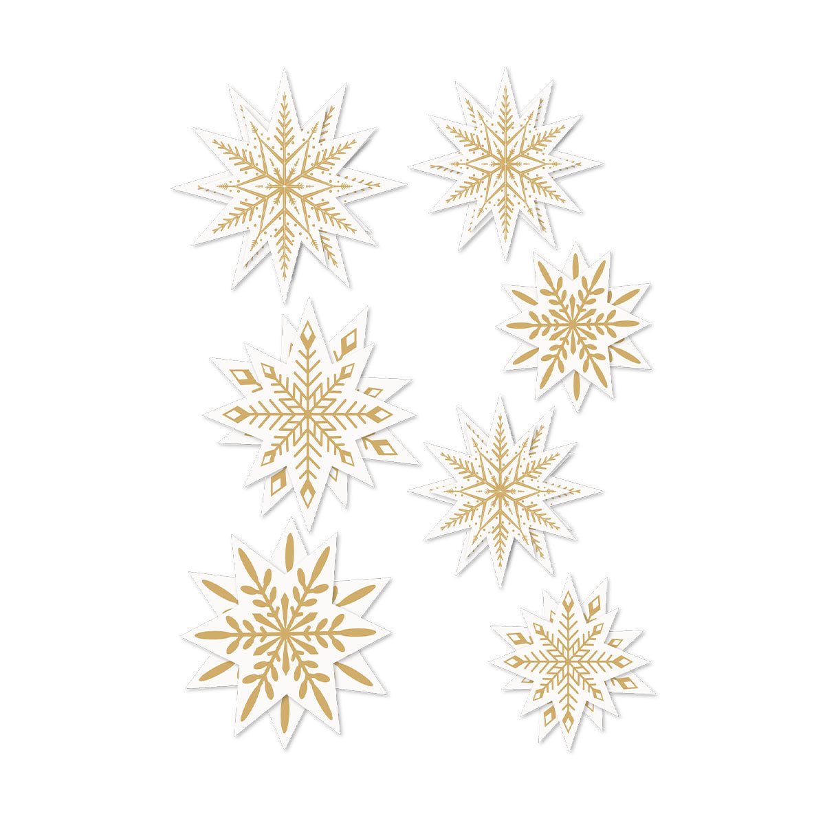 Spellbinders Sleigh Bells Ring Stars Dimensional Acetate Stickers