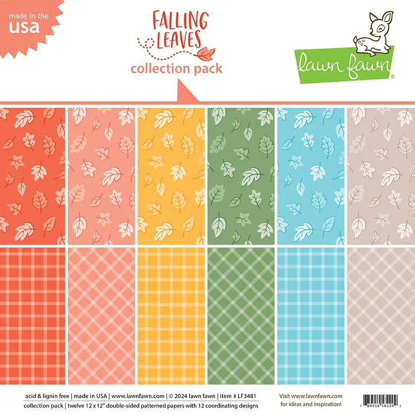 Lawn Fawn Falling Leaves Collection Pack