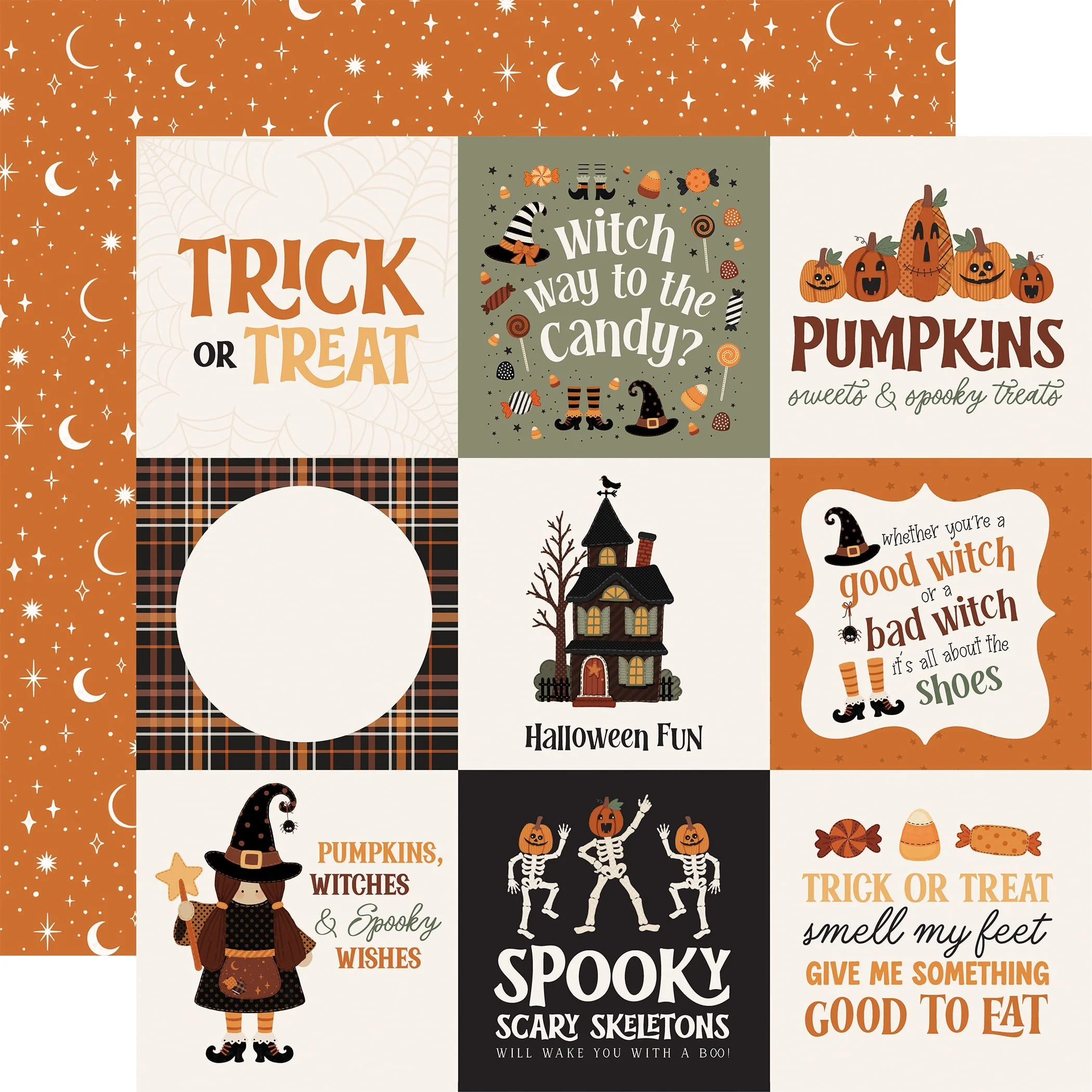 *Pre-Order* Carta Bella Handmade Halloween 12" x 12" Paper 4" x 4" Journaling Cards