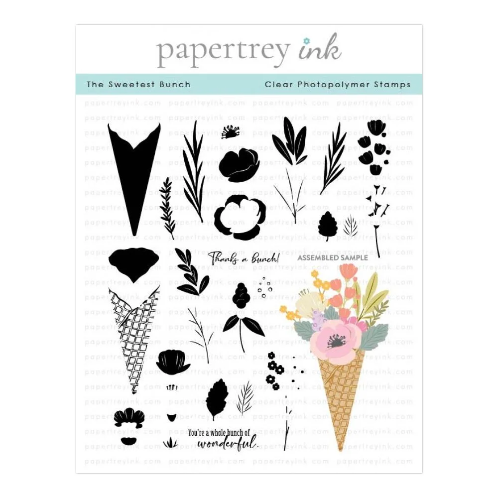 Papertrey Ink The Sweetest Bunch Stamp Set