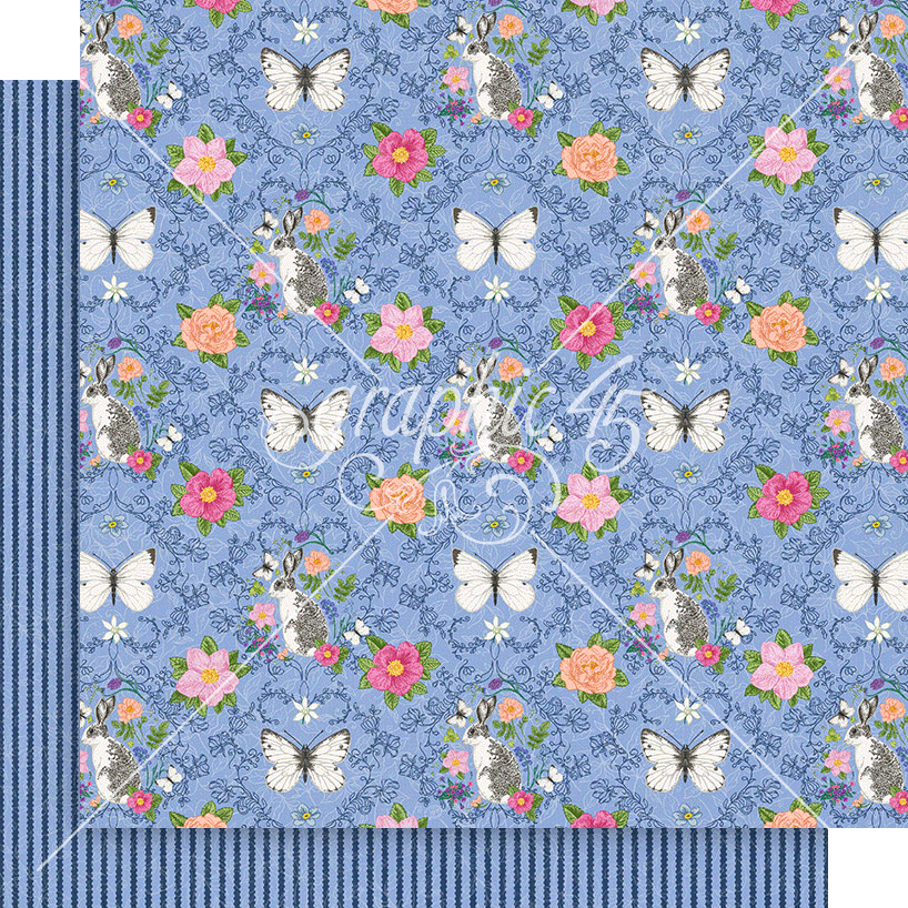 Graphic 45 Spring Is In The Air 12" x 12" Paper Choose Happy