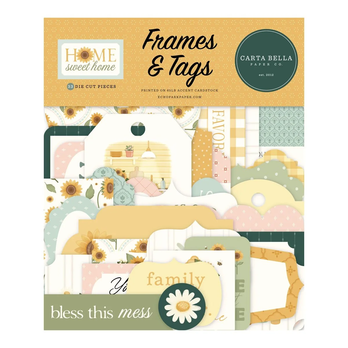Carta Bella Home Sweet Home Frames & Tags