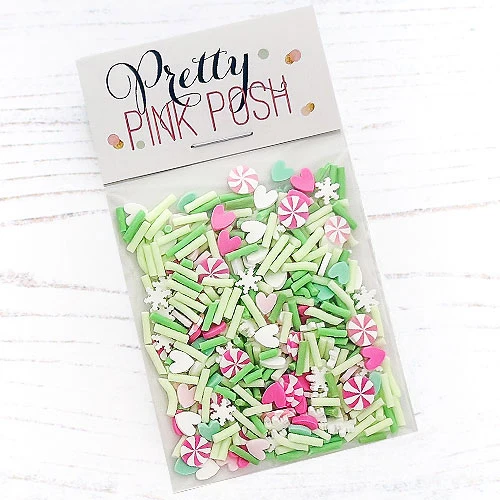 Pretty Pink Posh Merry & Minty Clay Confetti