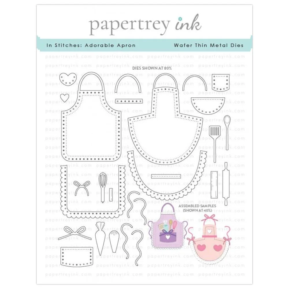 Papertrey Ink In Stitches: Adorable Apron Die