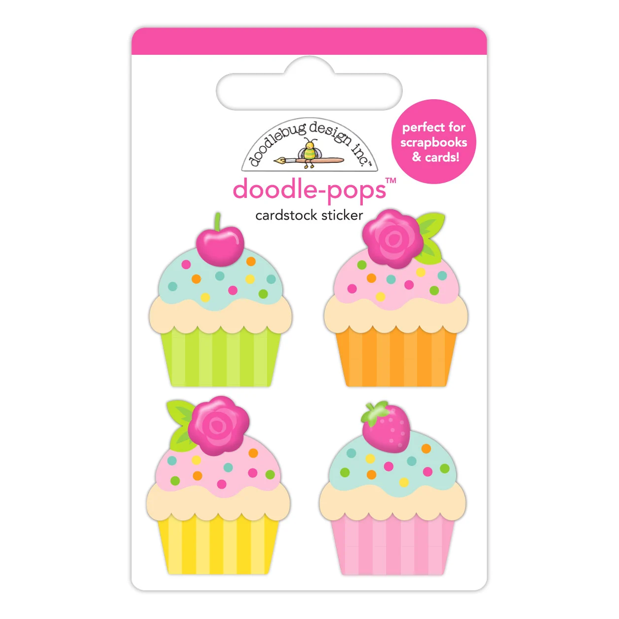 *Pre-Order* Doodlebug Cupcakes & Candles Doodlepops Cute Cakes