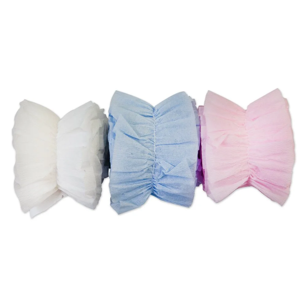 Christmas Sparkle by Frank Garcia Ruffle Crepe Paper
