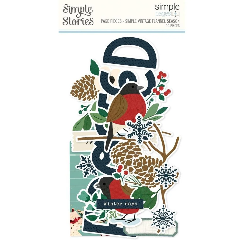 Simple Stories Simple Vintage Flannel Season Page Pieces