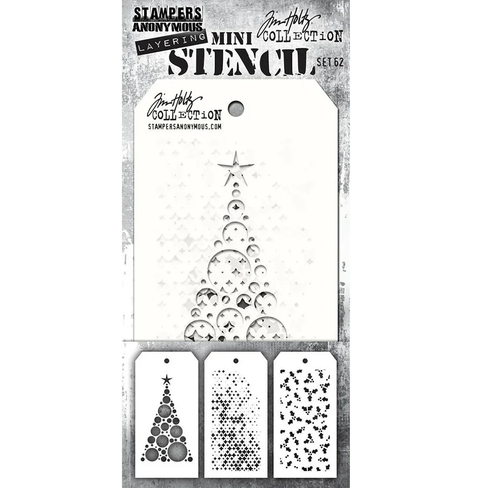 Tim Holtz Mini Layering Stencil Set 62