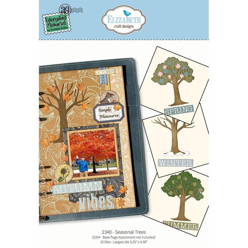 Elizabeth Crafts Designs Dies Seasonal Trees