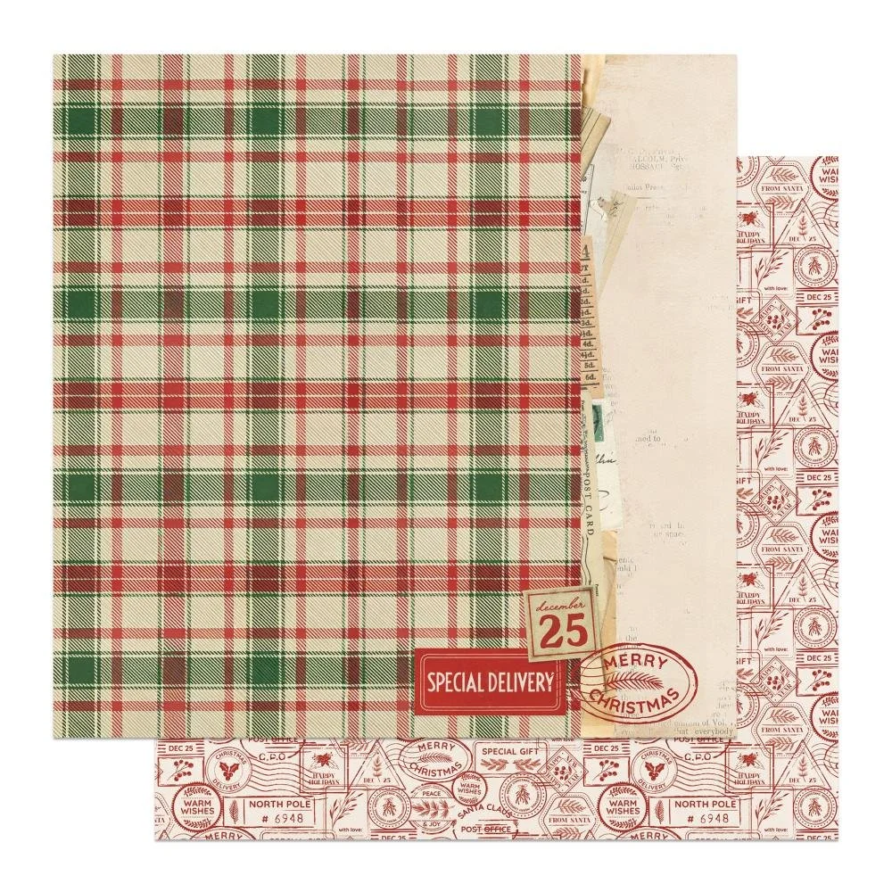 Photoplay Christmas Junque 12" x 12" Paper Christmas Time