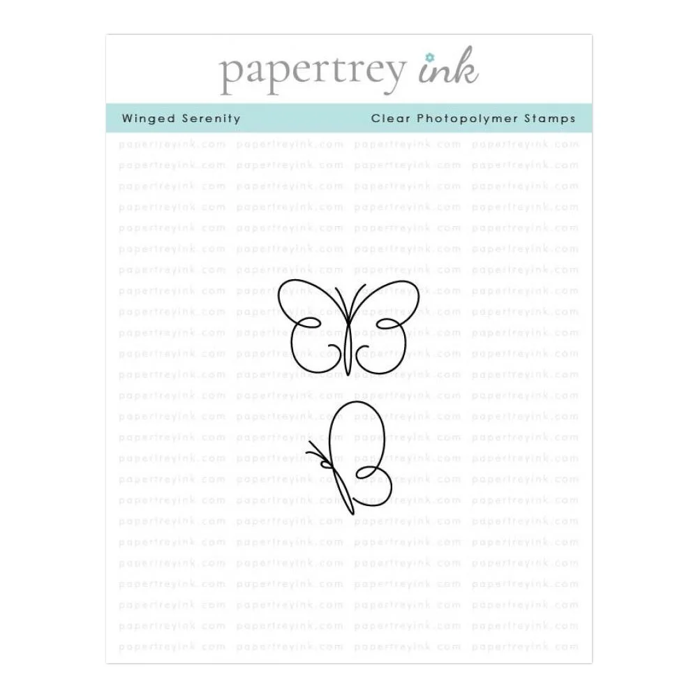 Papertrey Ink Winged Serenity Mini Stamp Set