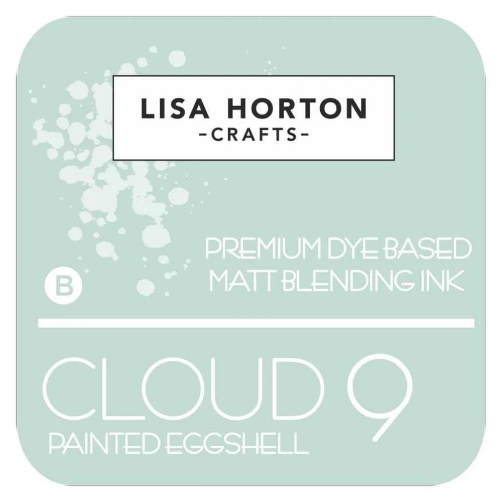 Lisa Horton Crafts Matt Blending Ink Painted Eggshell