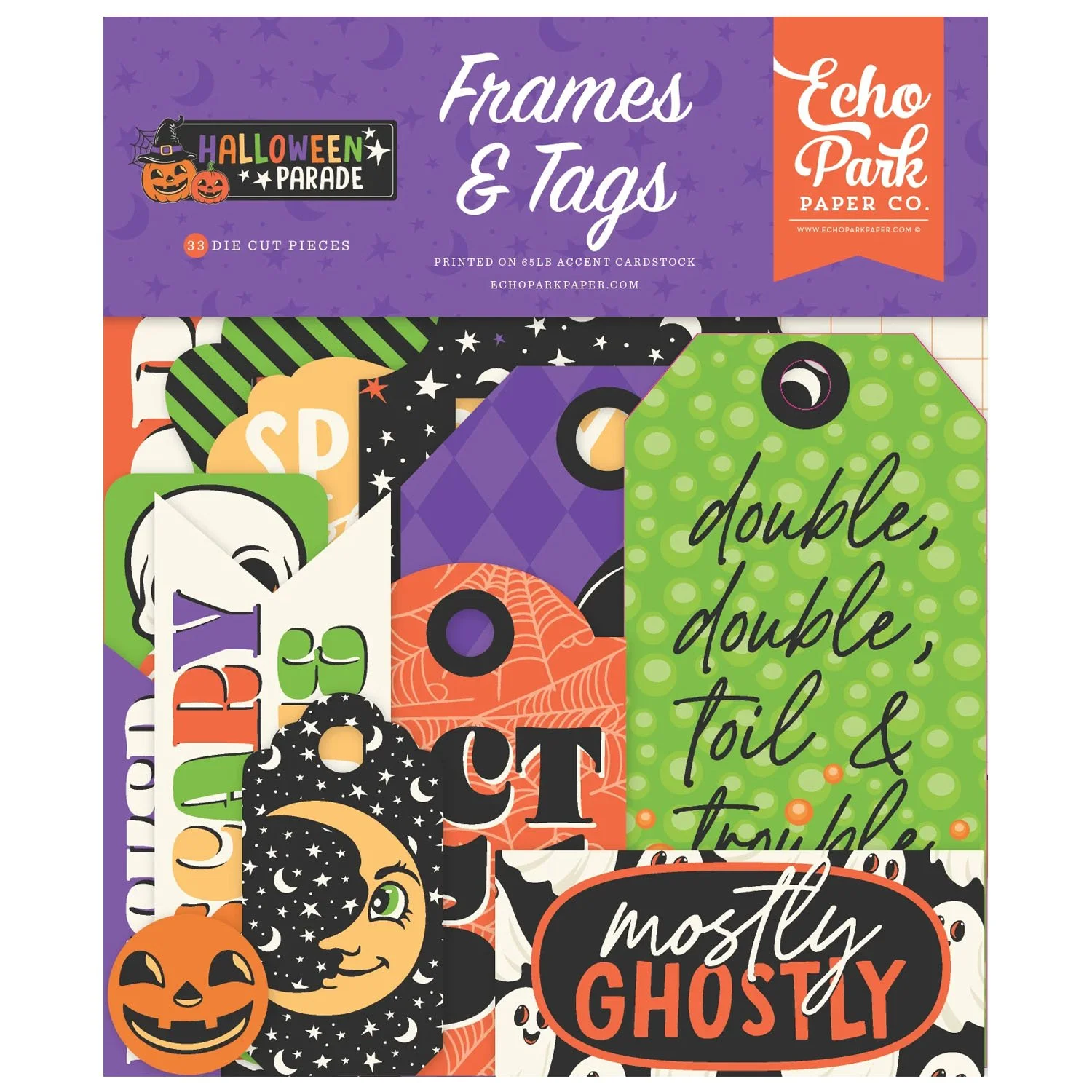 *Pre-Order* Echo Park Halloween Parade Frames & Tags