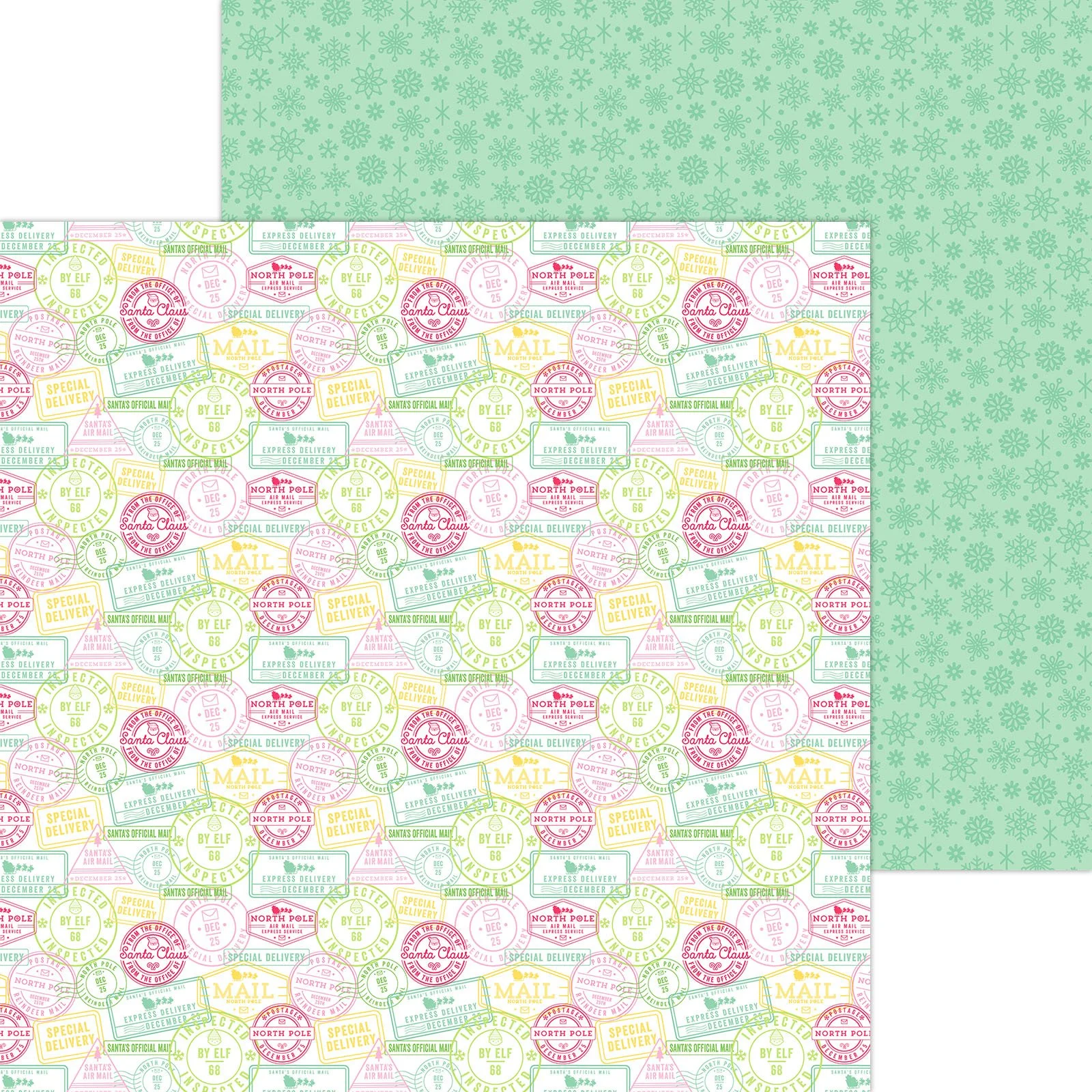 *Pre-Order* Doodlebug Dear Santa 12" x 12" Paper Santa Approved