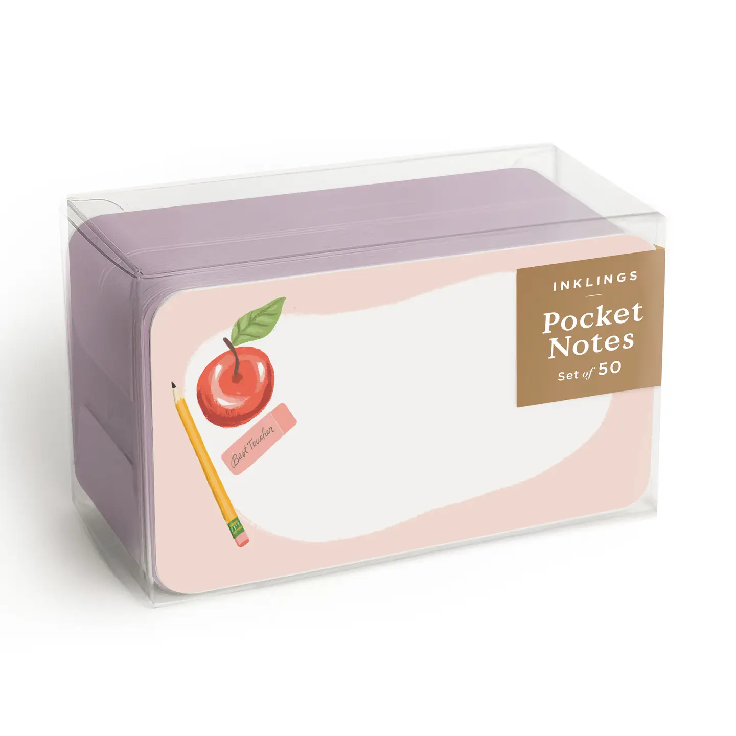 Inklings Paperie Pocket Notes™ Teacher Apple