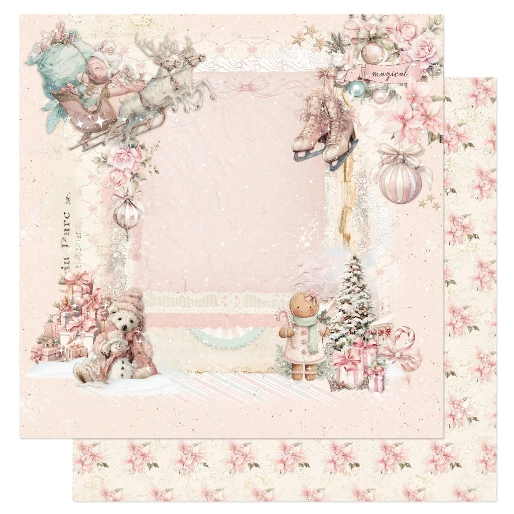 Prima Christmas Blush by Frank Garcia® 12" x 12" Paper Magical Nights