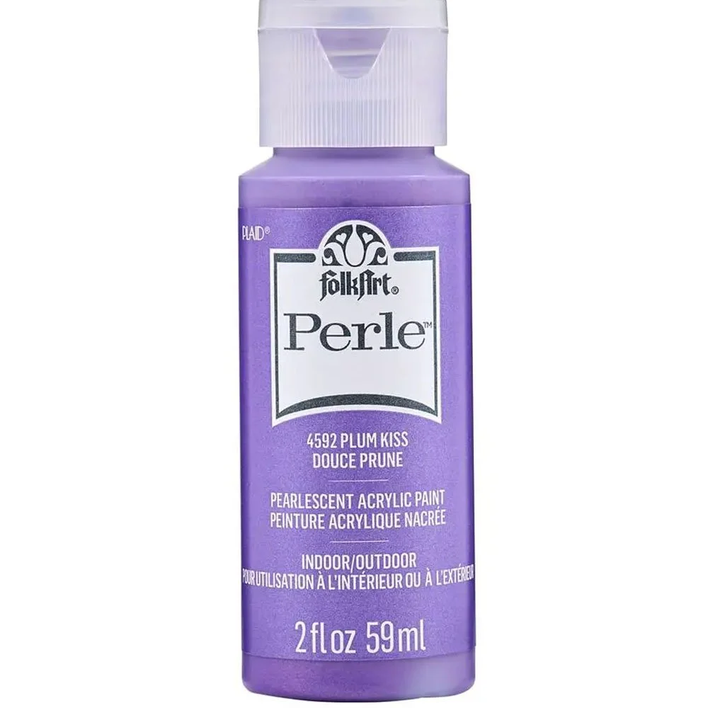Folk Art Perle Acrylic Paint Plum Kiss