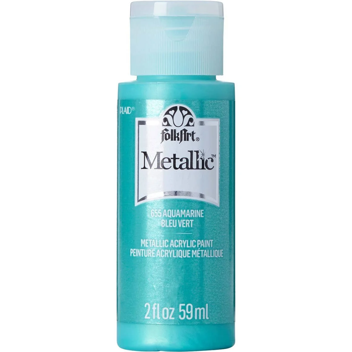 Folk Art Metallics Acrylic Paint Aquamarine