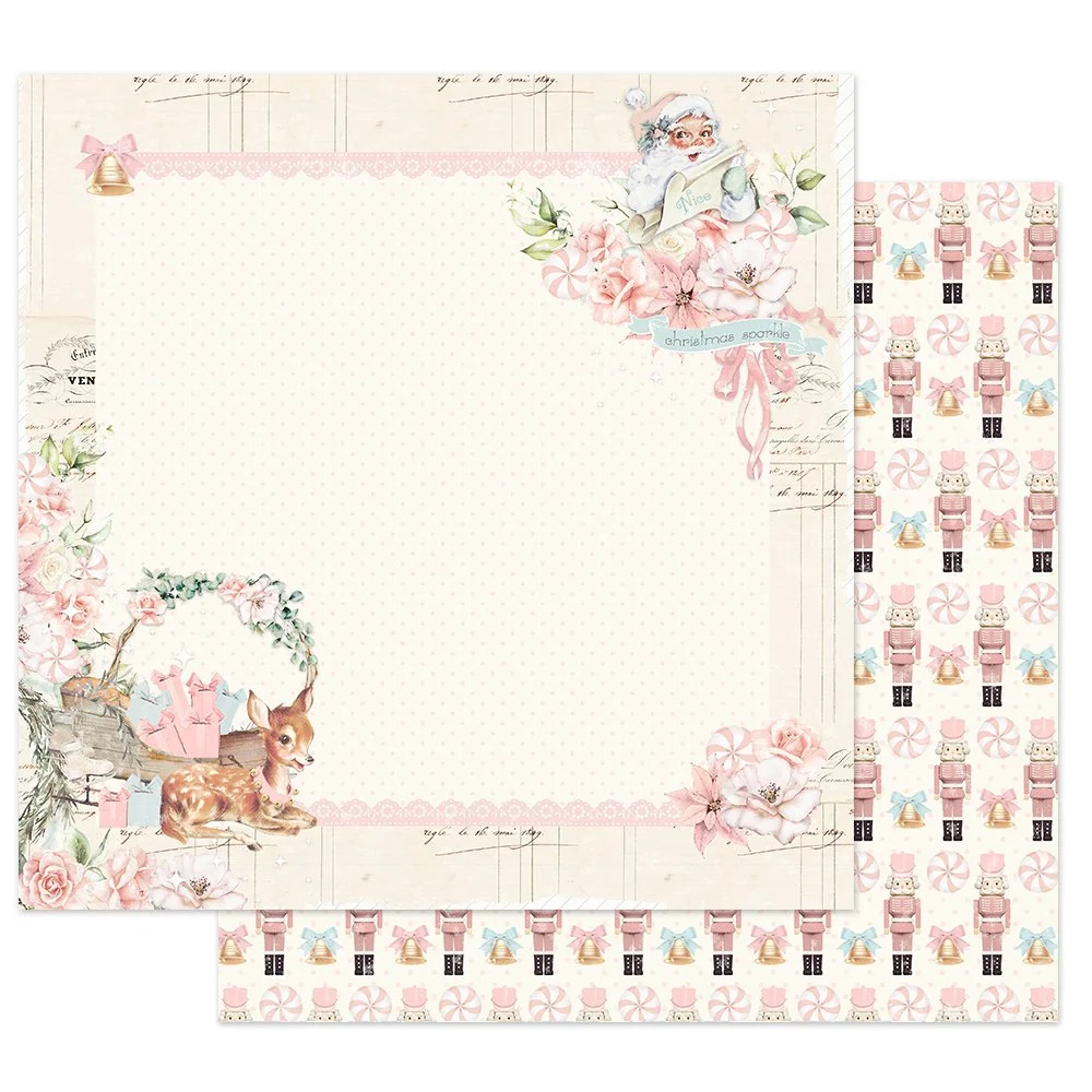 Christmas Sparkle by Frank Garcia - Pink Peppermint