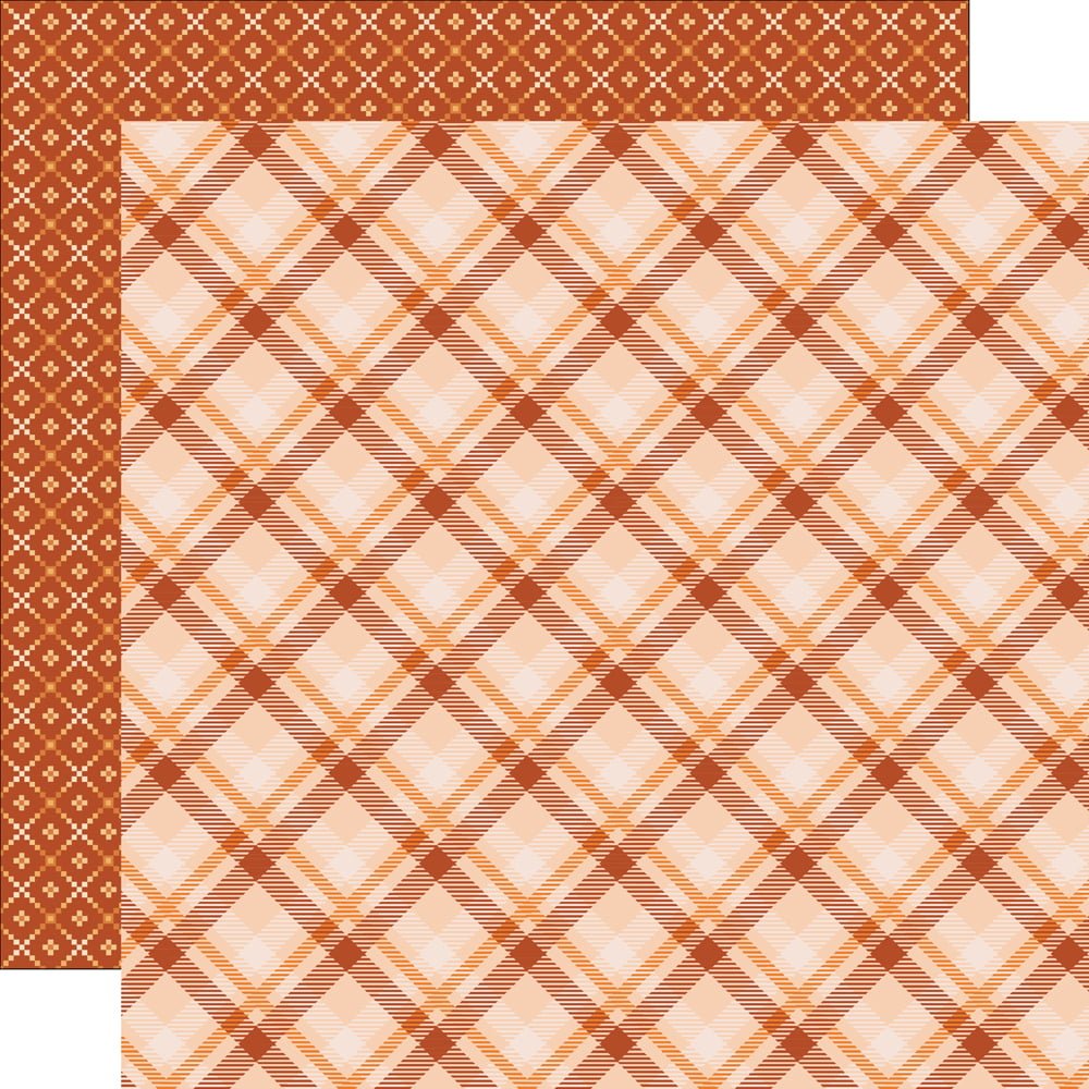*Pre-Order* Simple Stories Pumpkins & Plaid 12" x 12" Paper Blanket Weather