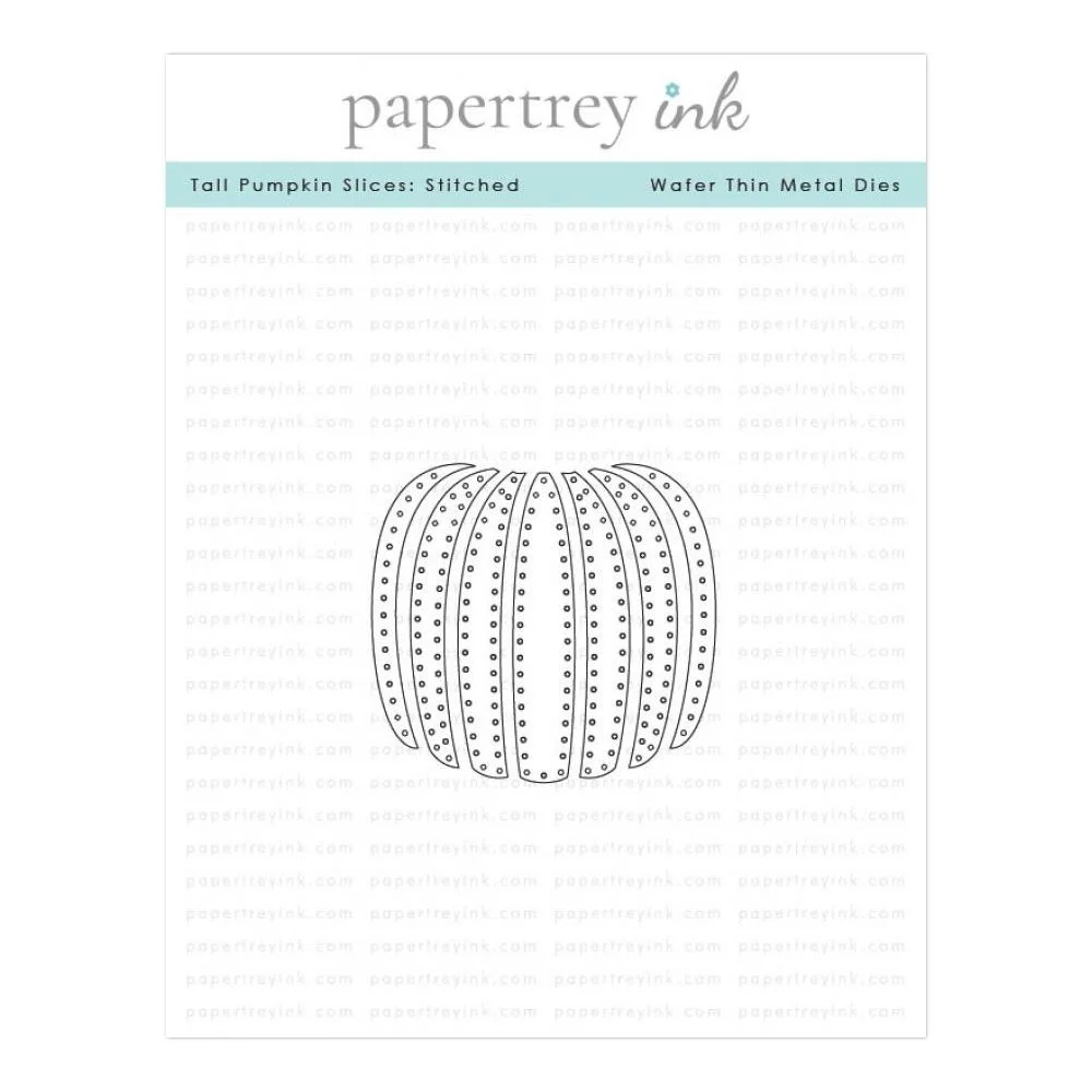 Papertrey Ink Tall Pumpkin Slices: Stitched Die