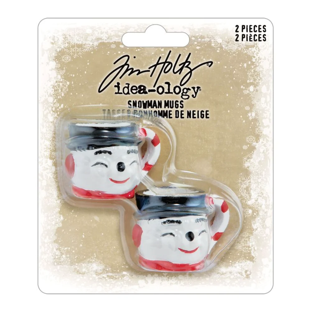 *Pre-Order* Tim Holtz Idea-Ology Christmas Snowman Mugs