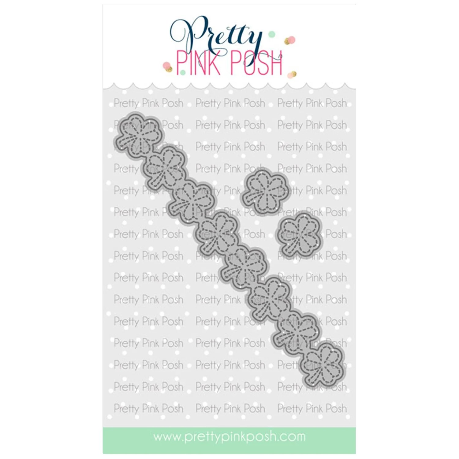 Pretty Pink Posh Shamrock Border