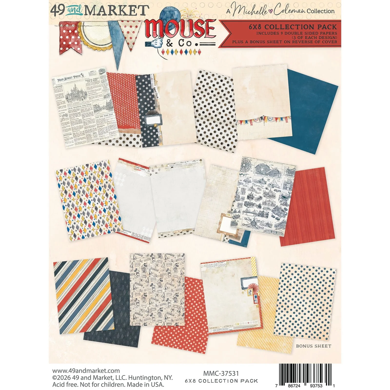 *Pre-Order* 49 & Market Mouse & Co. 6" x 8" Collection Kit