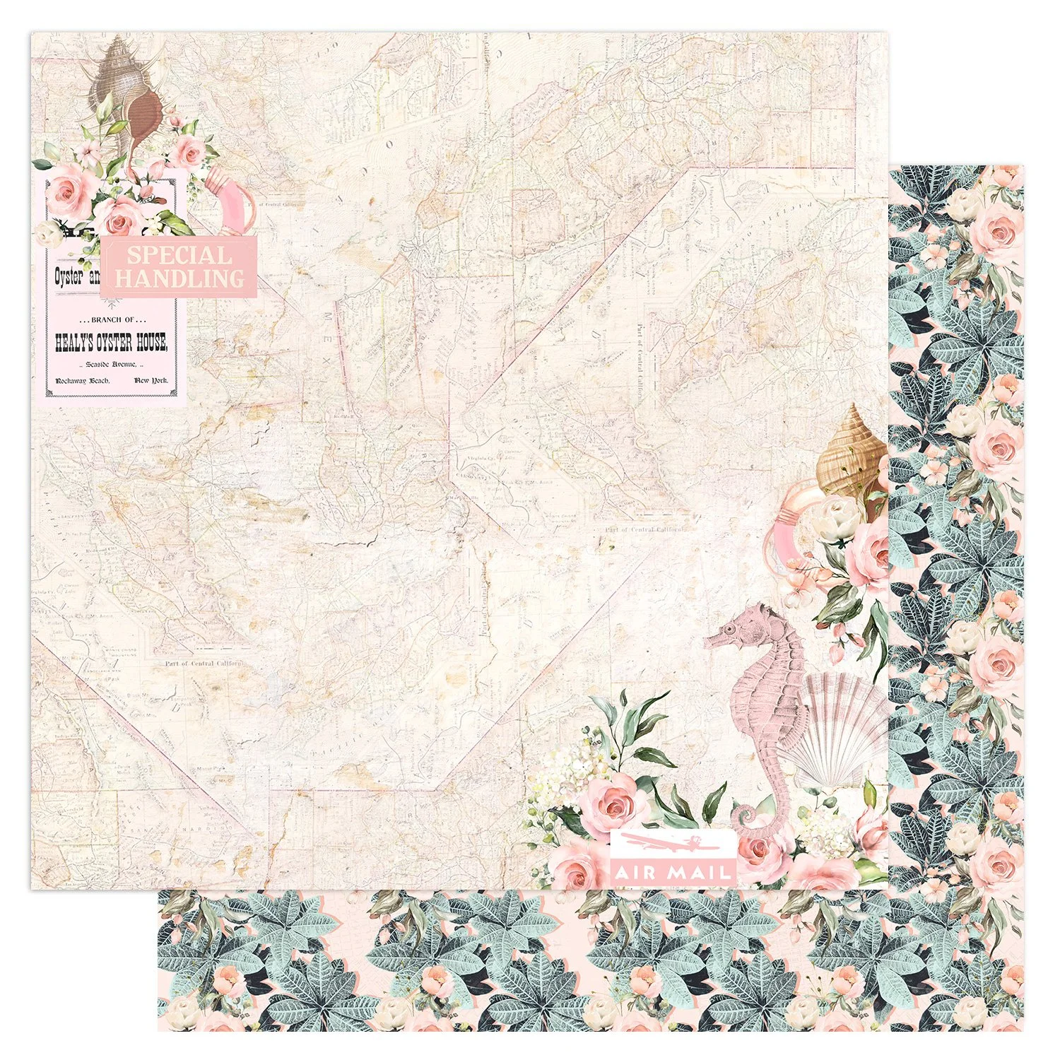 Prima Golden Coast by Frank Garcia 12" x 12" Paper Golden Heart