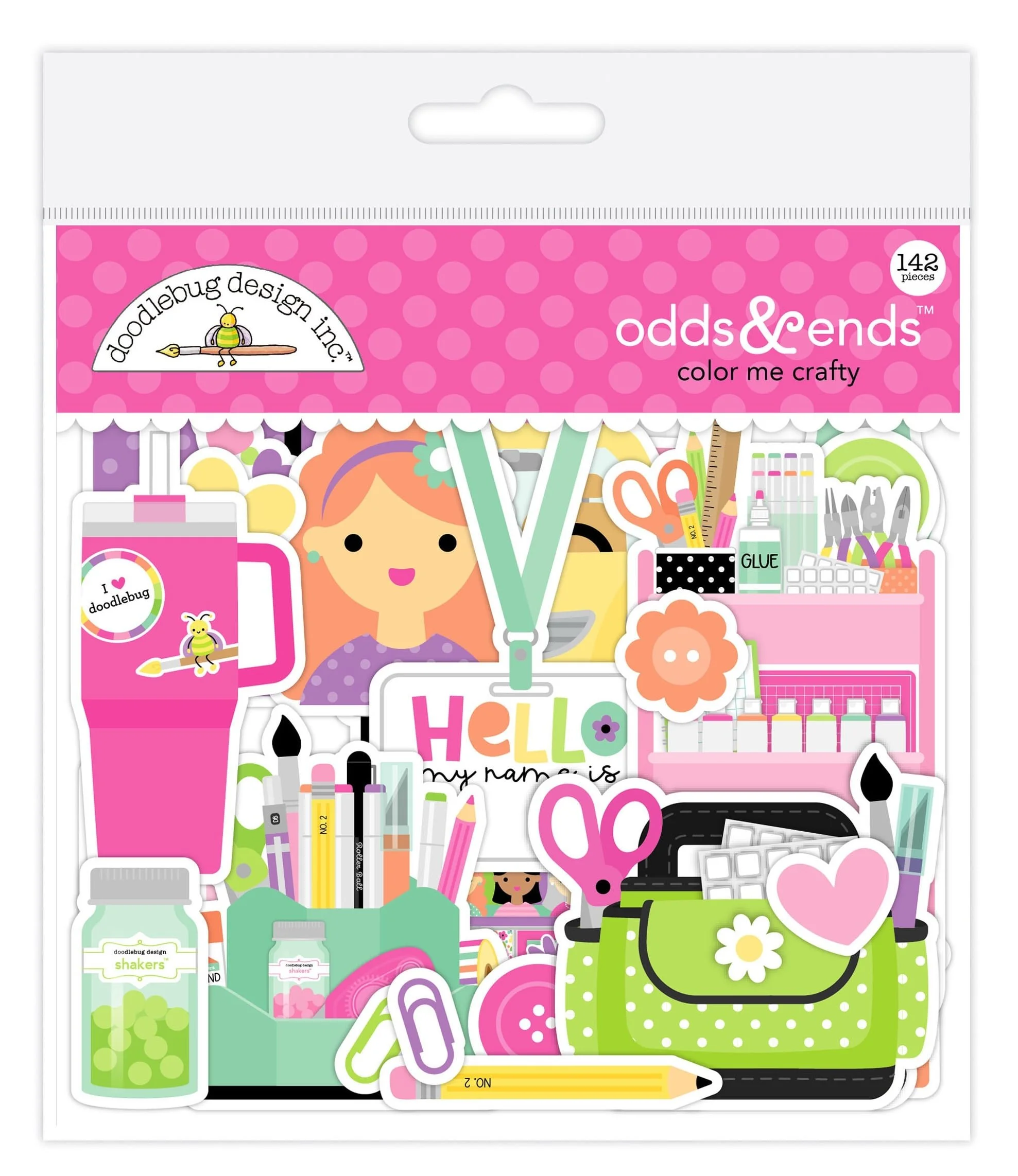 *Pre-Order* Doodlebug Color Me Crafty Odds & Ends