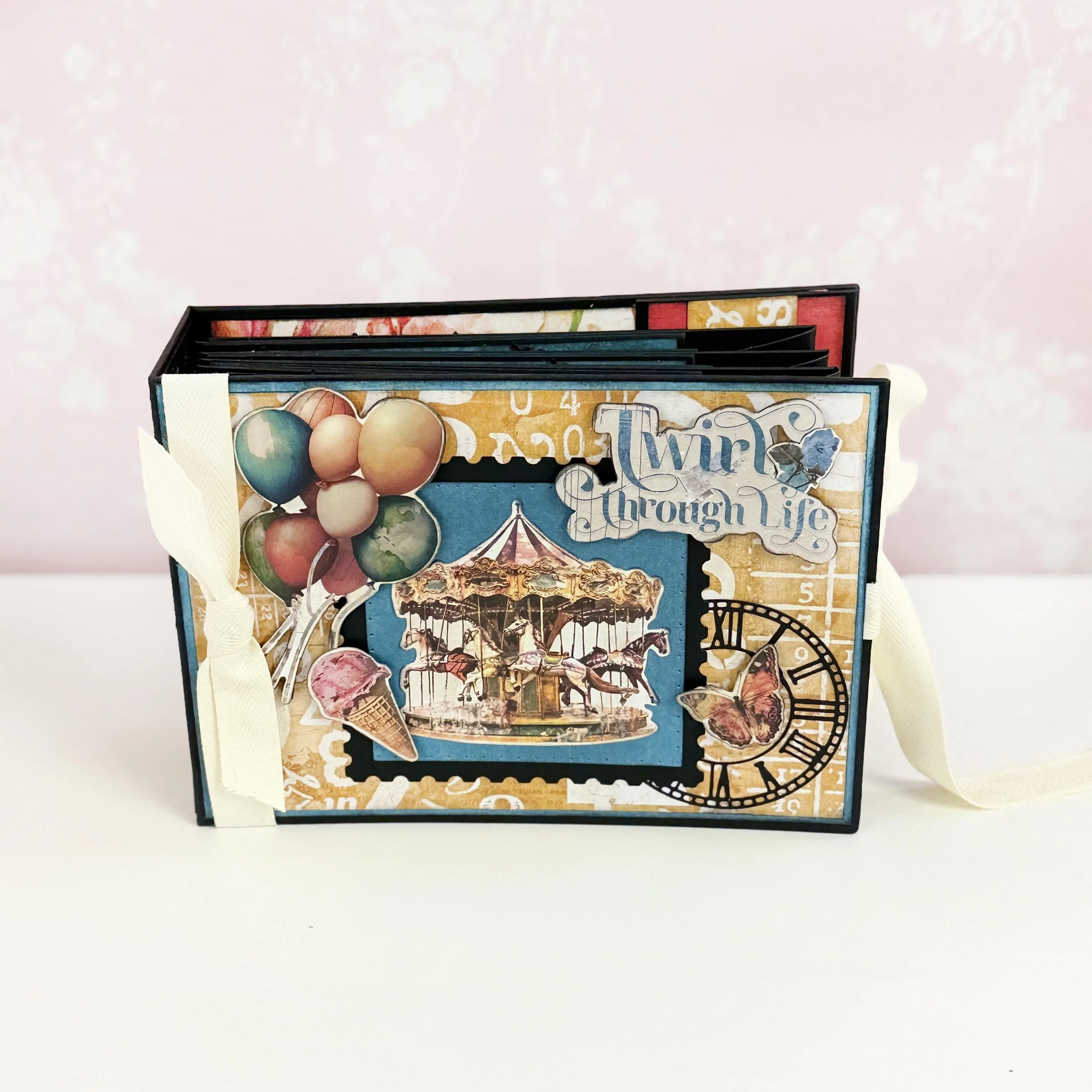 Journaling Through Time Policy Envelope Album with Monika