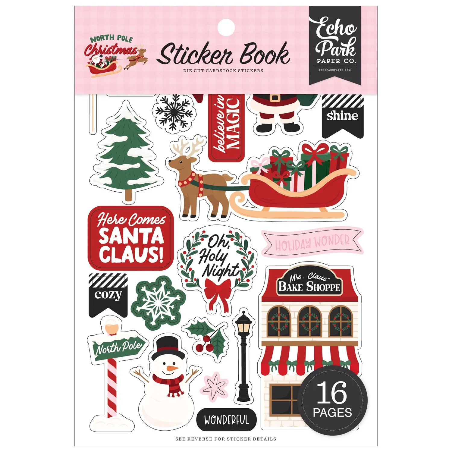 *Pre-Order* Echo Park North Pole Christmas Sticker Book