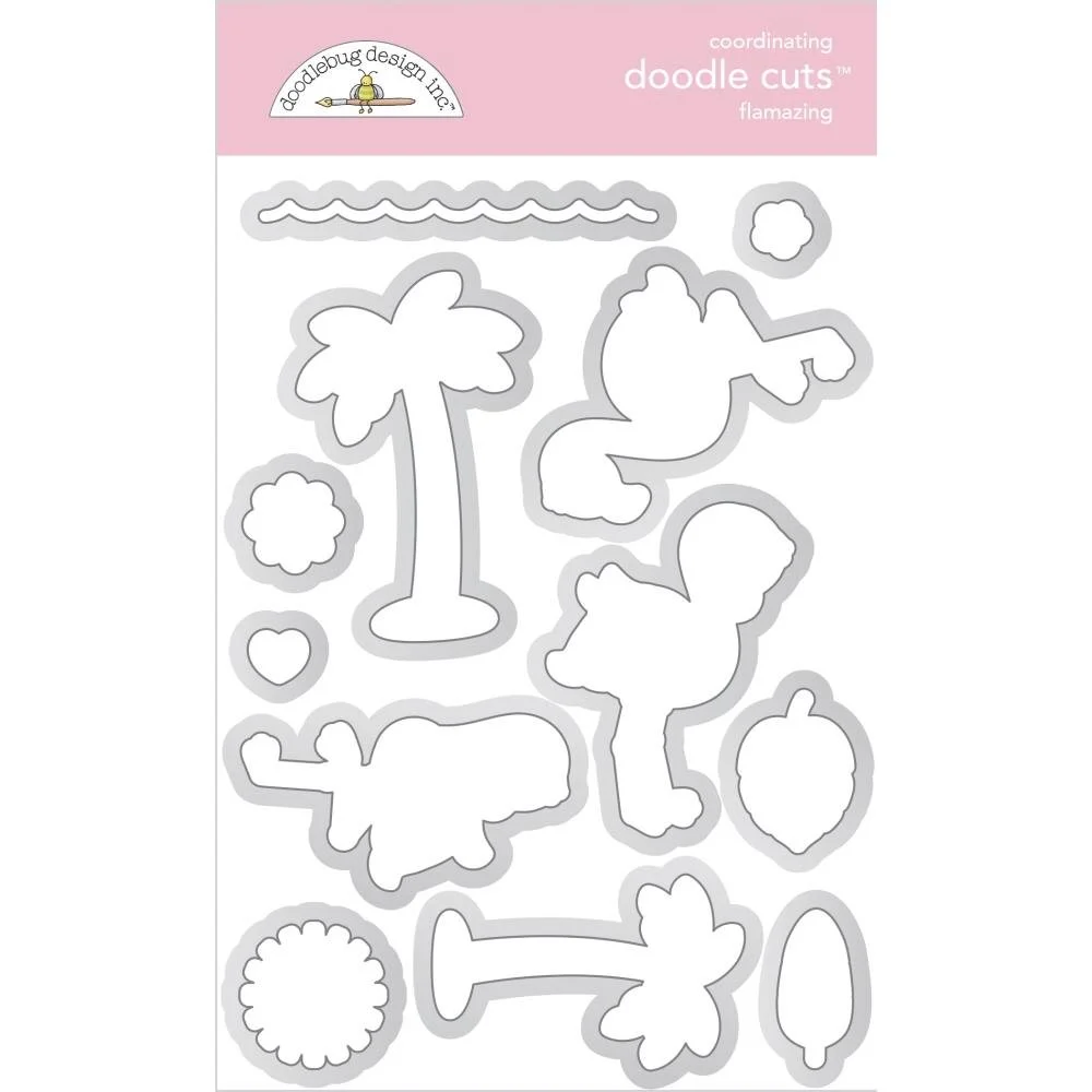 Doodlebug Summer Fun Flamazing Doodle Cuts