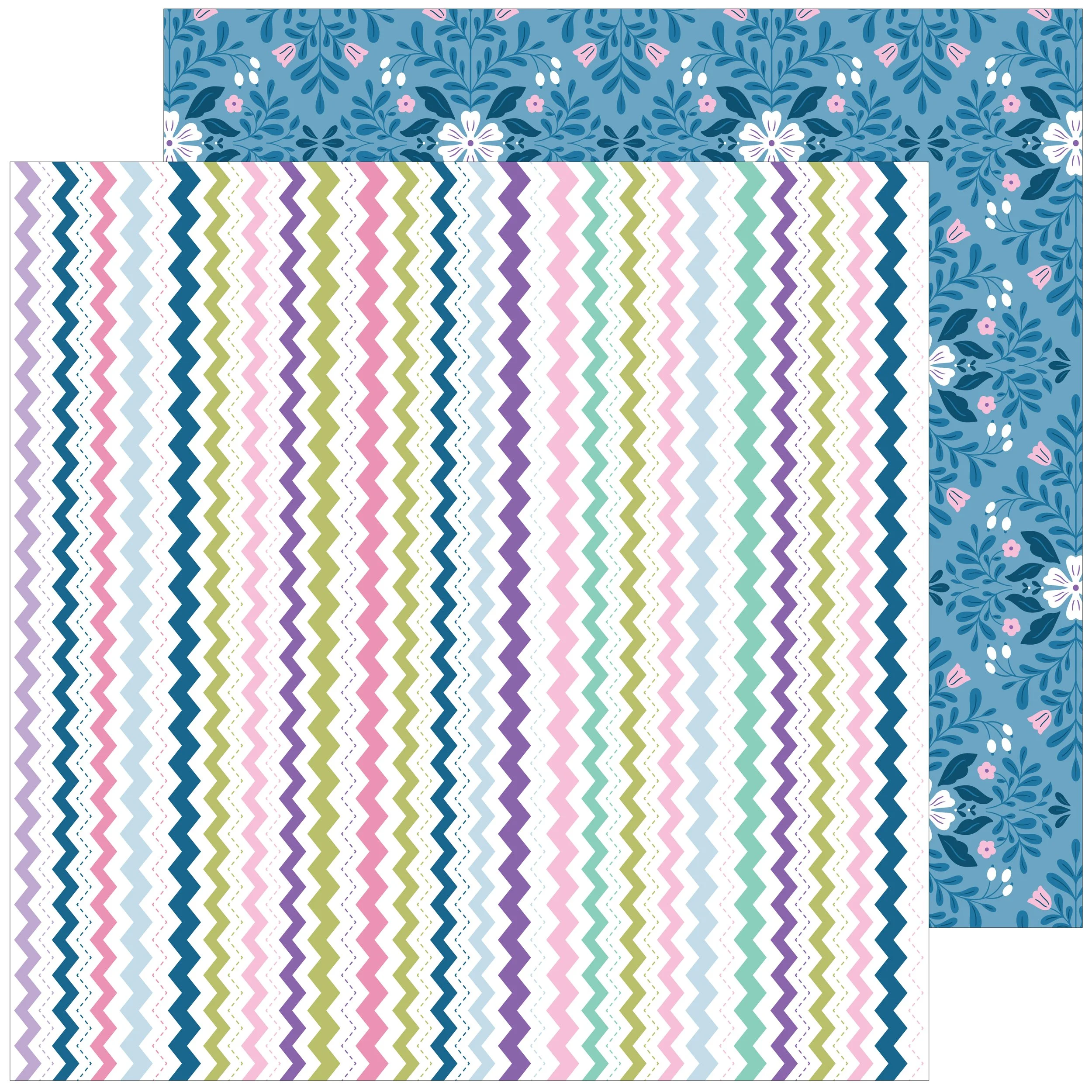 Pinkfresh Studio Paige Evans Lovely Lane 12" x 12" Paper Timeless Memories