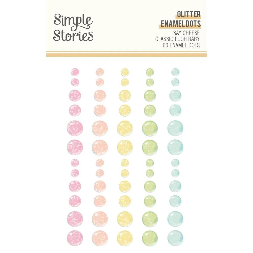 Simple Stories Pooh Baby Enamel Dots