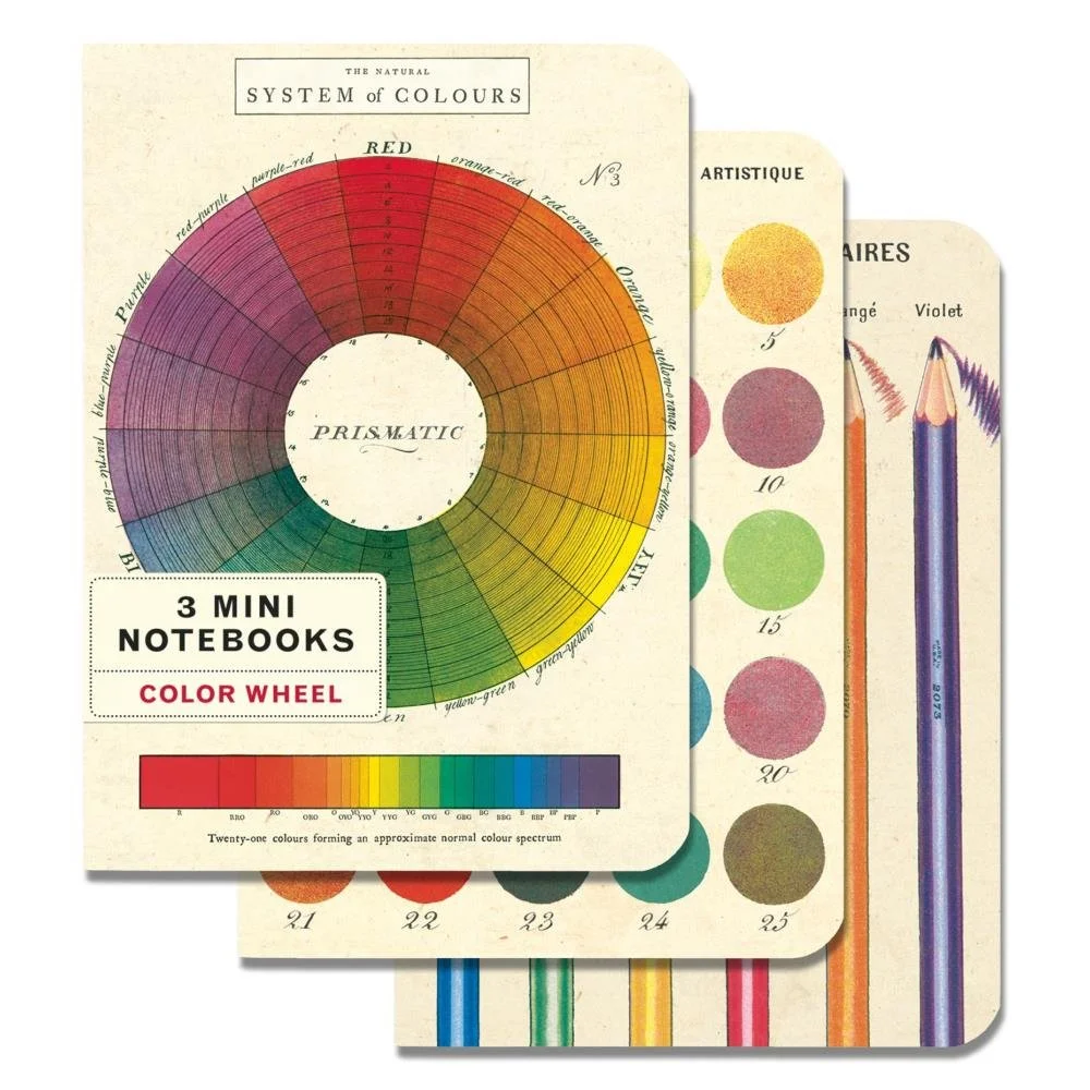 Cavallini Mini Notebooks Color Wheel
