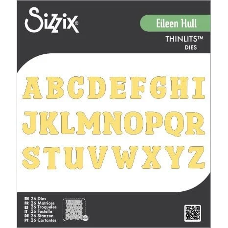 Sizzix Eileen Hull Nora Alphabet Thinlits Dies