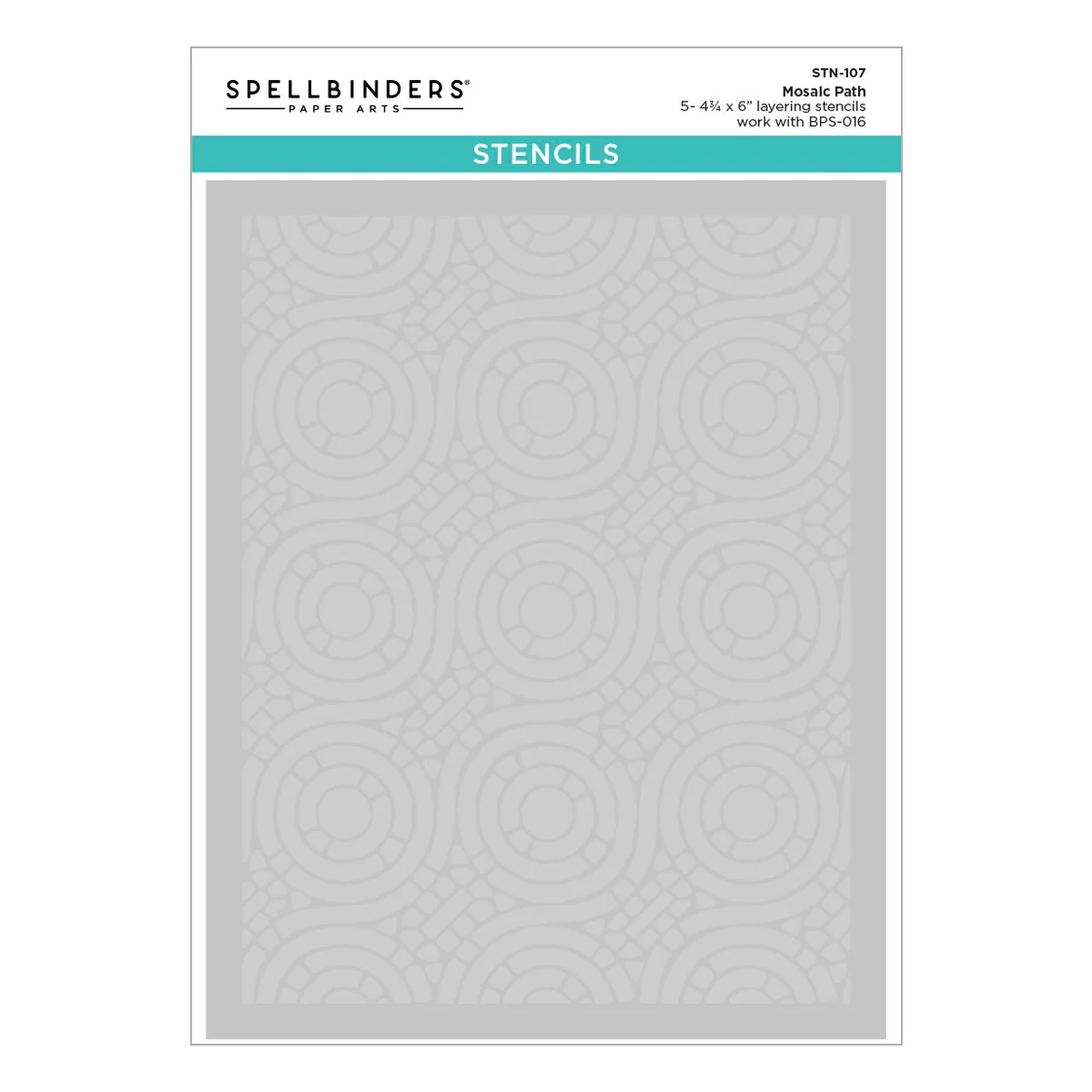 Spellbinders Mosaic Path Layered Stencil