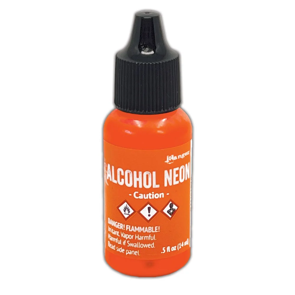 Tim Holtz Alcohol Ink Neon Caution
