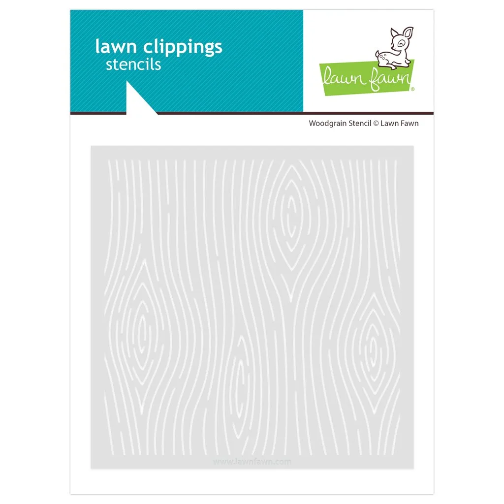 Lawn Fawn Woodgrain Stencil