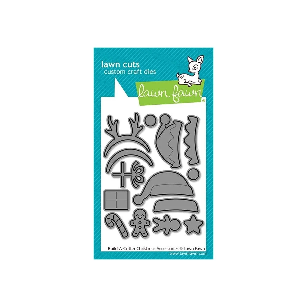 Lawn Fawn Lawn Cuts Build a Critter Christmas Accessories