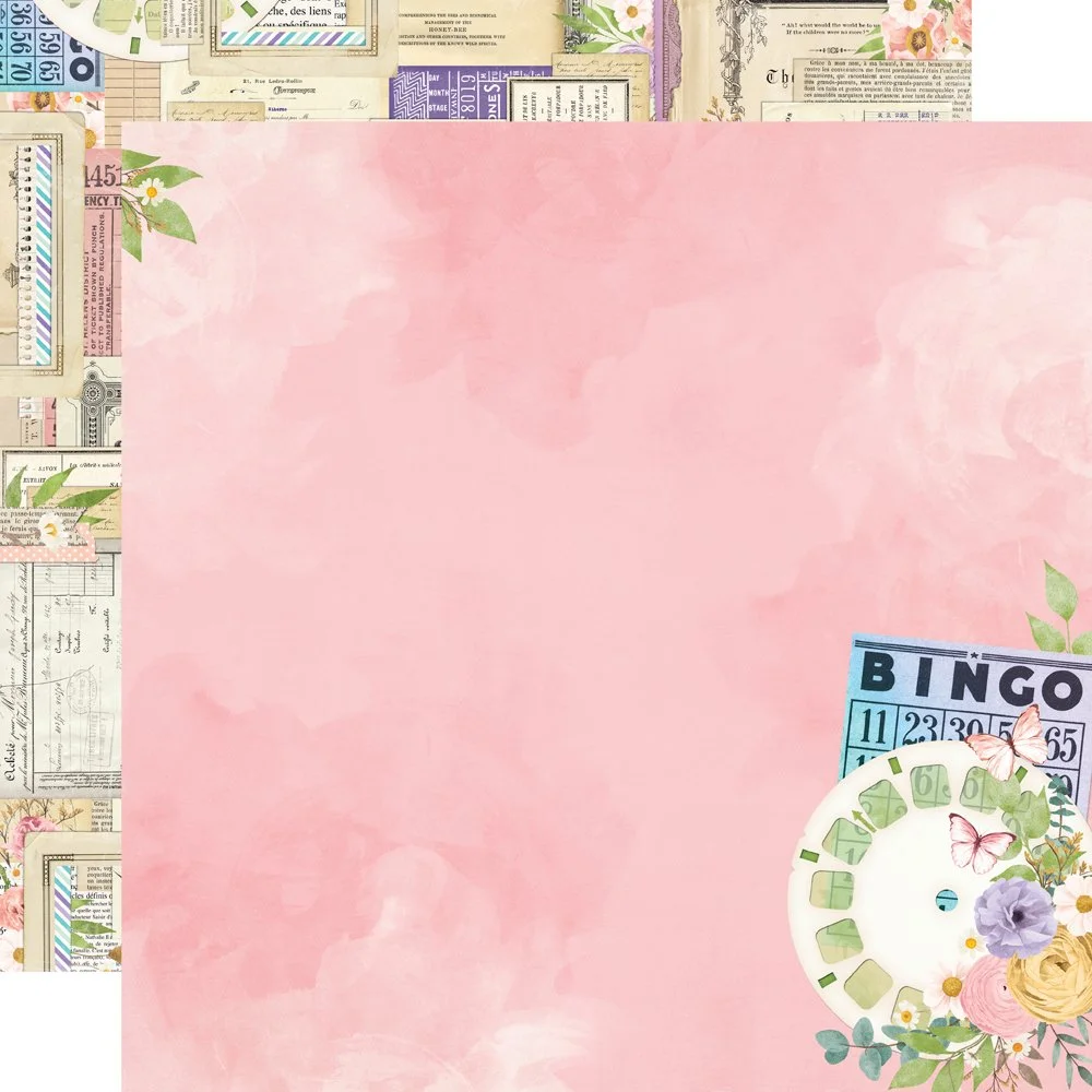 Simple Stories Simple Vintage Flower Shoppe 12" x 12" Paper Treasure