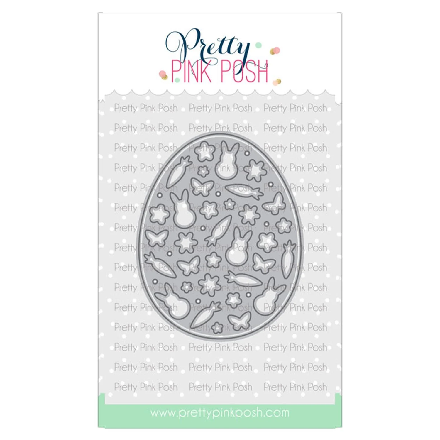 Pretty Pink Posh Decorative Easter Egg