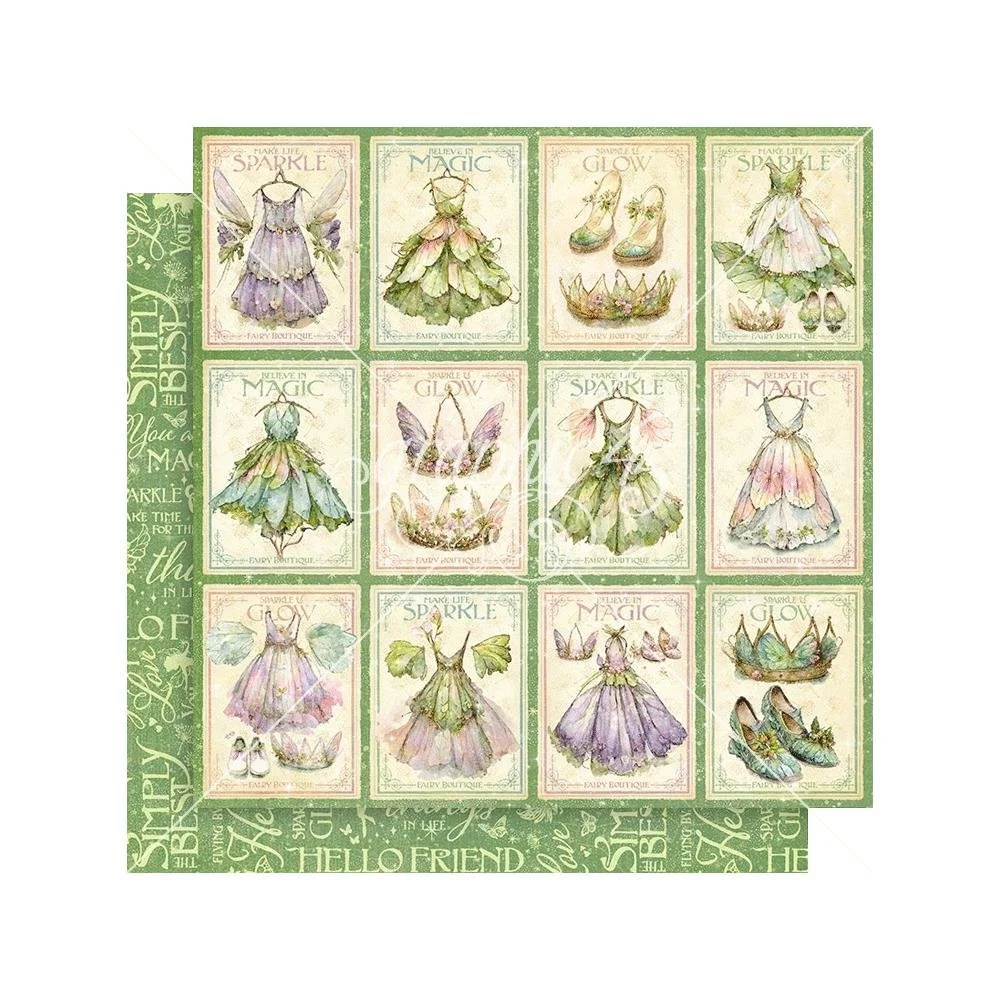 Graphic 45 Fairy Boutique 12" x 12" Paper Sparkle & Grow