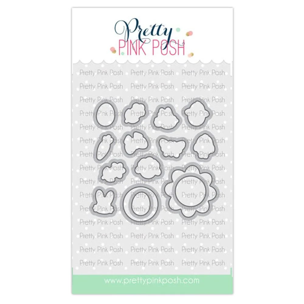 Pretty Pink Posh Easter Icons Coordinating Dies