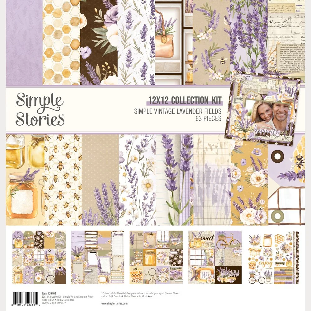 *Pre-Order* Simple Stories Lavender Fields 12" x 12" Collection Kit