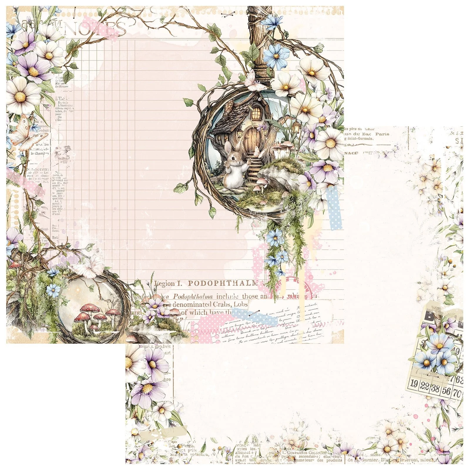 *Pre-Order* 49 & Market The Looking Glass 12" x 12" Paper Hidden Archive